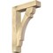 Ekena Millwork Olympic Block Rough Sawn Bracket w/ Offset Brace, Douglas Fir, 6"W x 24"D x 36"H BKT0604X24X36OLY05RDF - alternate 1